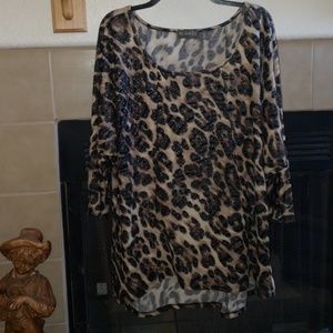 High Low Print Tunic